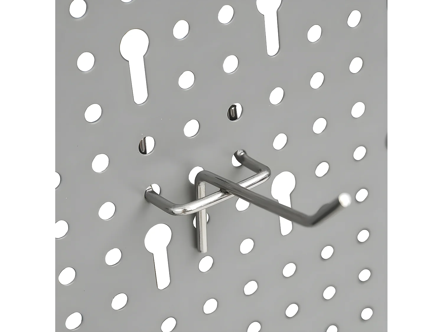 Prolenta Premium -  Panneaux perforés muraux 3 pcs 40x58 cm Acier