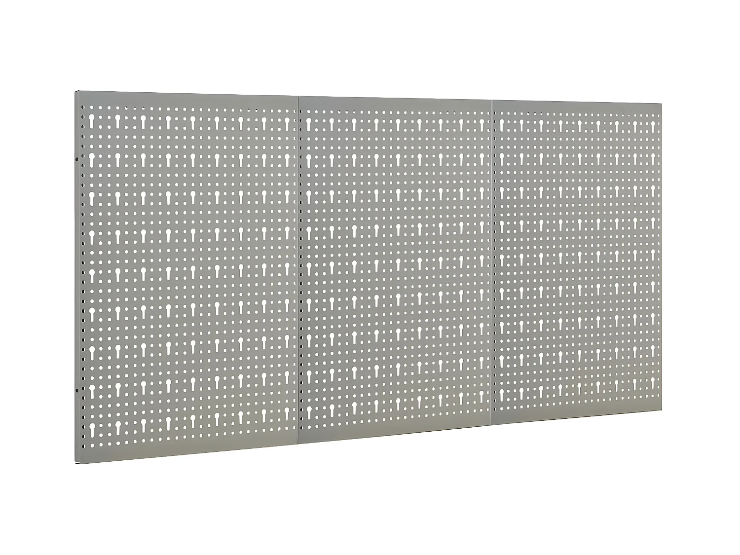 Maison Exclusive Tableros de clavijas para pared 3 unidades acero 40x58 cm