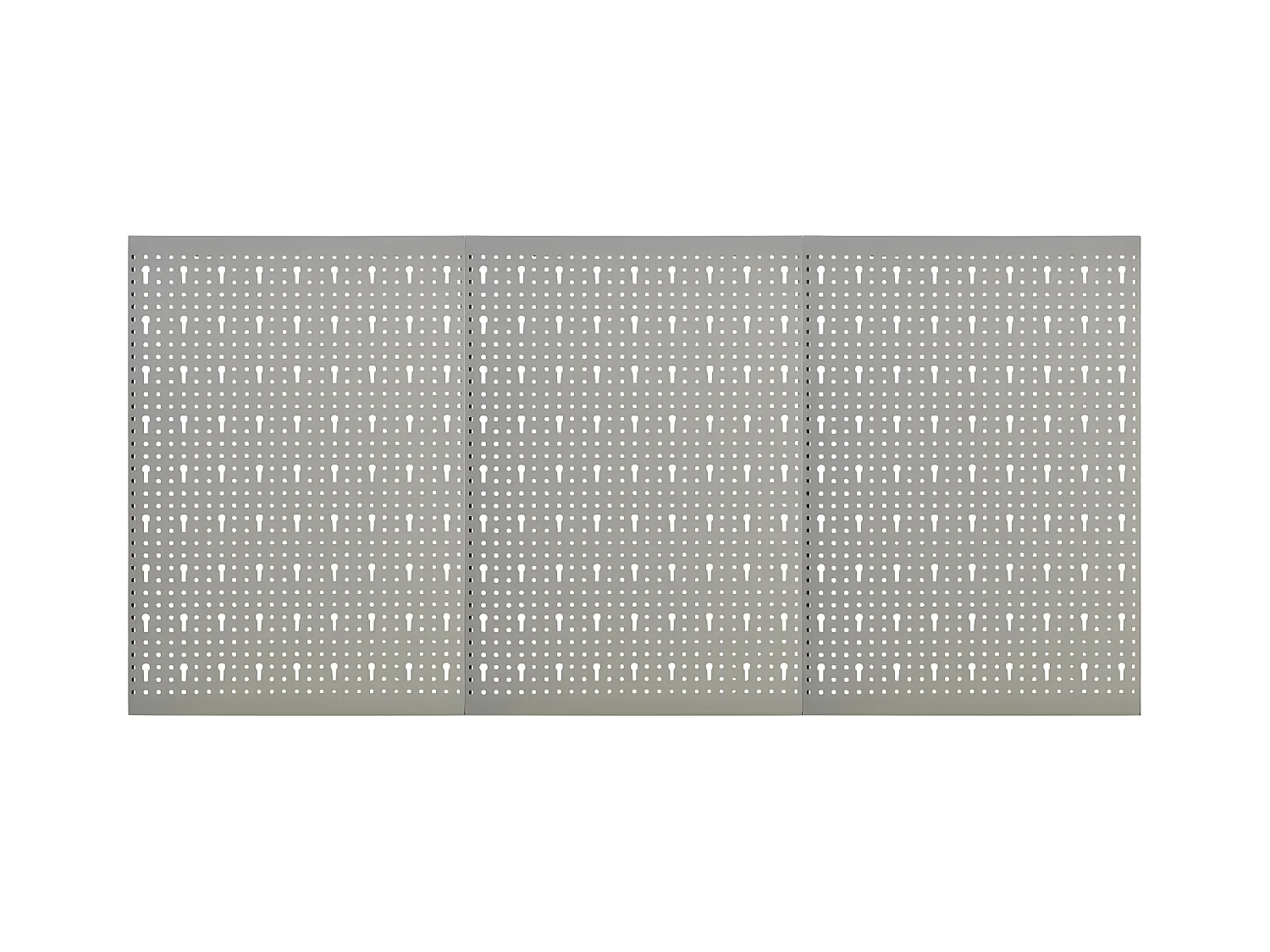 Maison Exclusive Tableros de clavijas para pared 3 unidades acero 40x58 cm