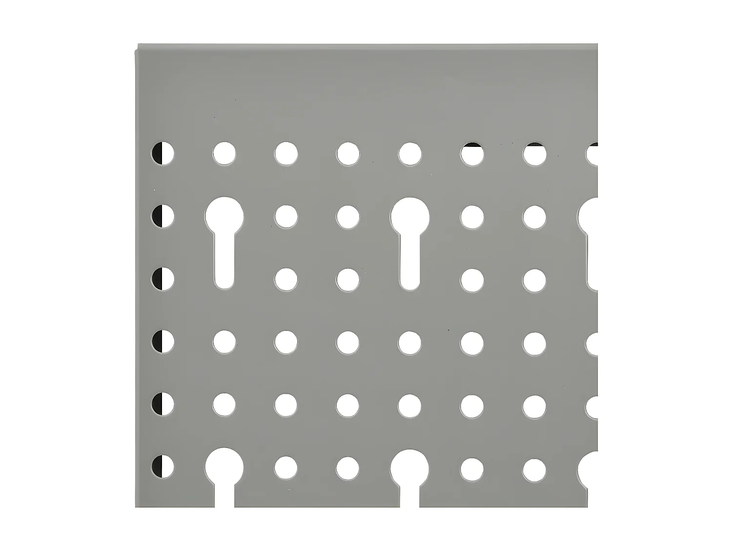 Prolenta Premium -  Panneaux à chevilles muraux 3 pcs 40x58 cm Acier