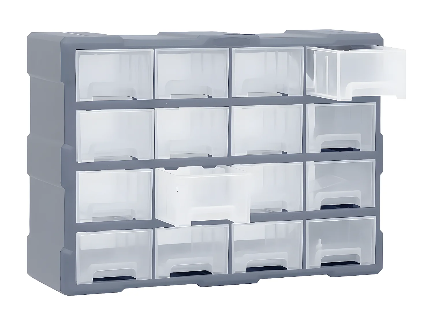 Maison Exclusive Organizador multicajones con 16 cajones medianos 52x16x37 cm