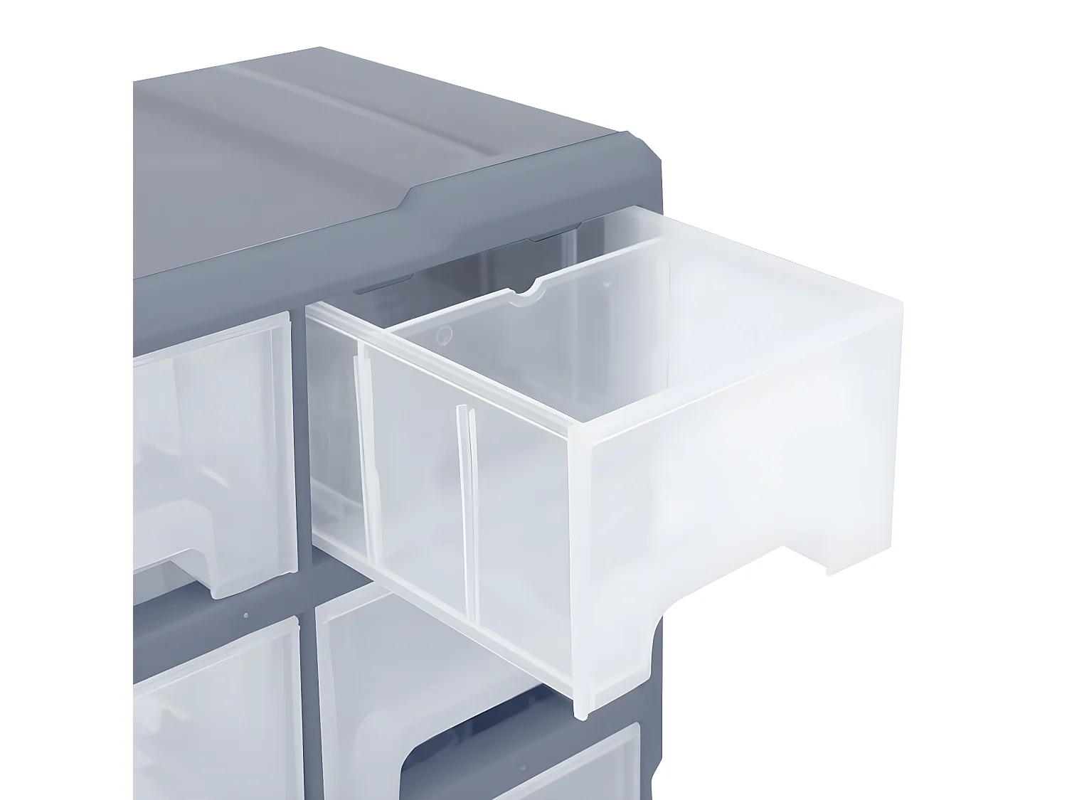 Maison Exclusive Organizador multicajones con 16 cajones medianos 52x16x37 cm