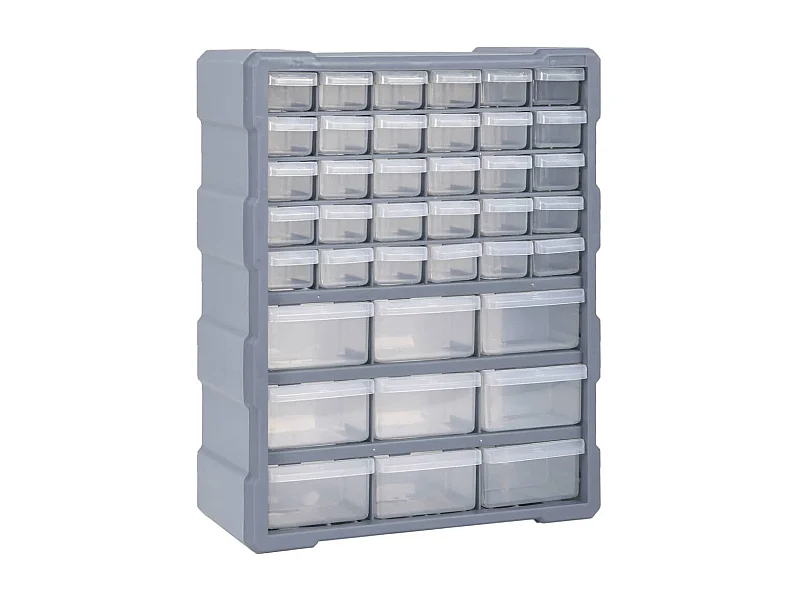 Maison Exclusive Organizador multicajones con 39 cajones 38x16x47 cm