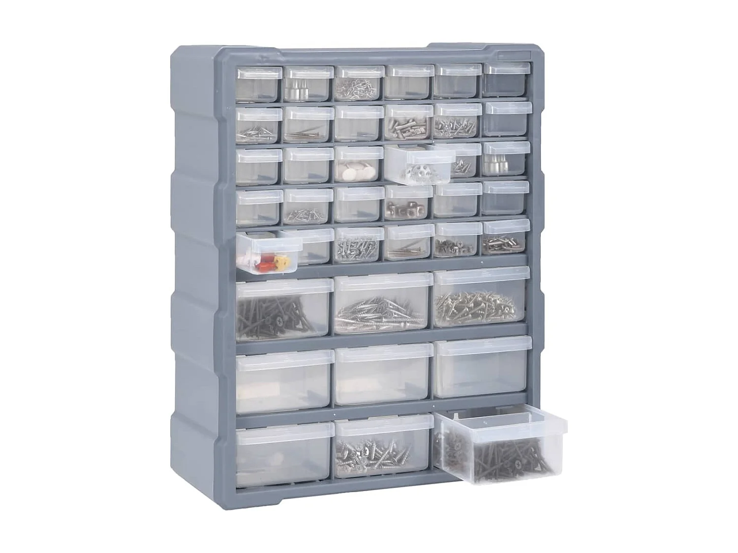 Maison Exclusive Organizador multicajones con 39 cajones 38x16x47 cm