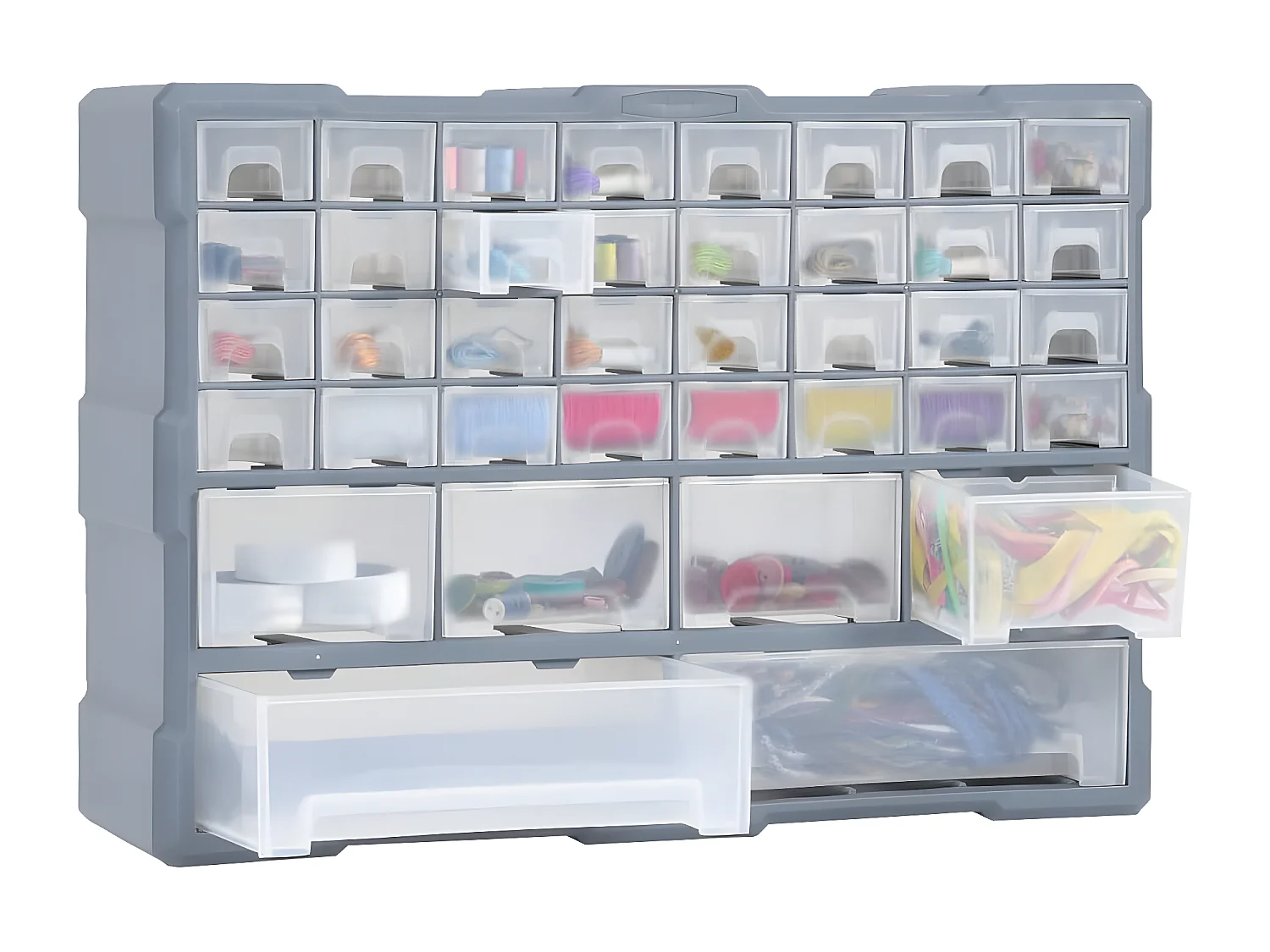 Maison Exclusive Organizador multicajones con 38 cajones 52x16x37,5 cm