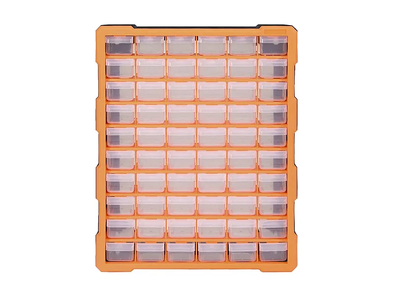 Maison Exclusive Organizador multicajones con 60 cajones 38x16x47,5 cm