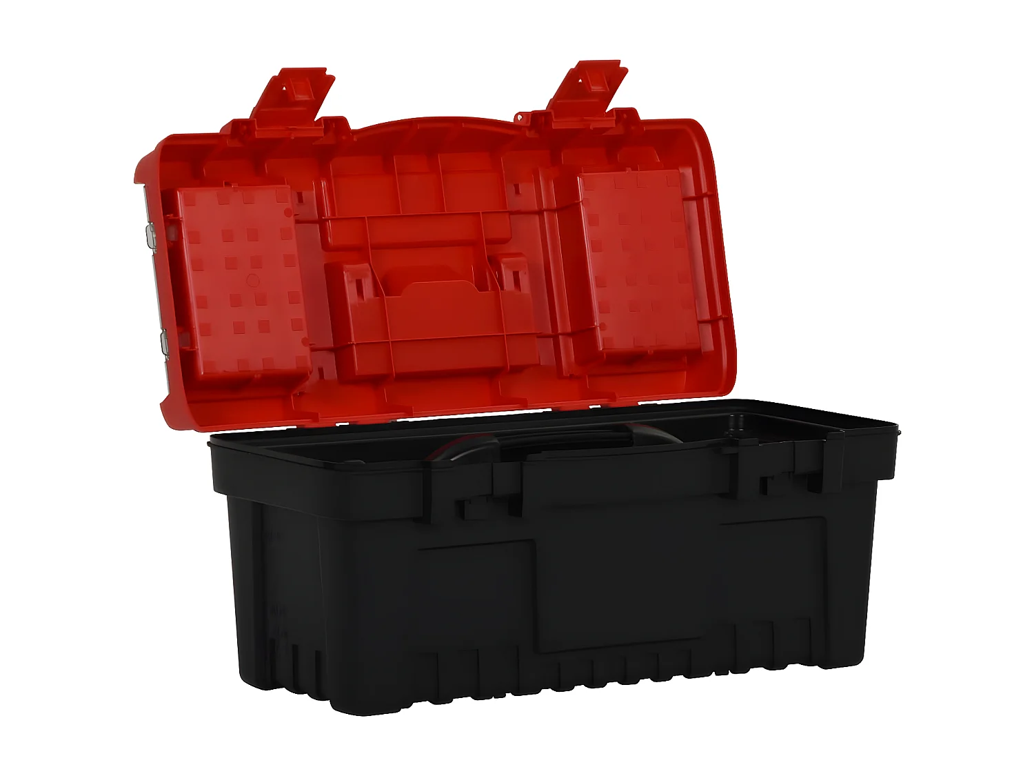 Prolenta Premium -  Set de cajas de herramientas 2 pzas polipropileno negro y rojo