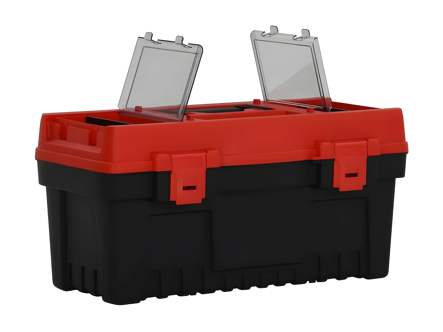 Prolenta Premium -  Set Cassette degli Attrezzi 2 pz Nero e Rosso in Polipropilene