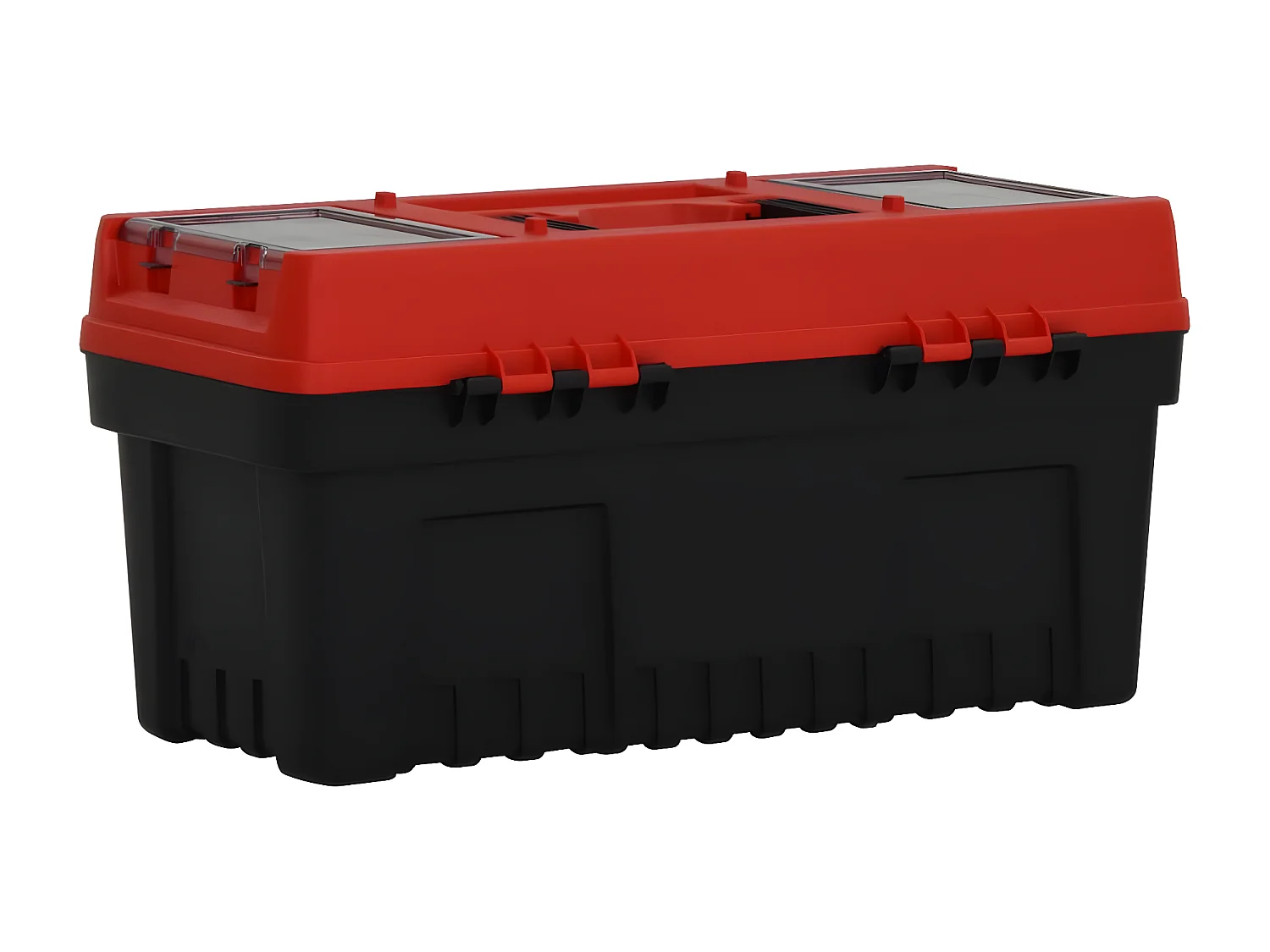 Prolenta Premium -  Set Cassette degli Attrezzi 2 pz Nero e Rosso in Polipropilene