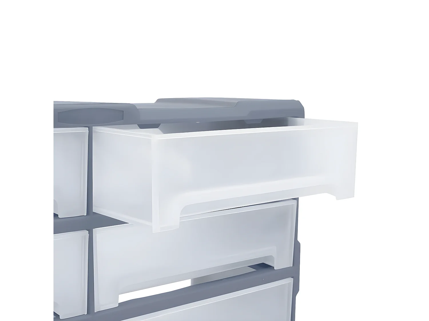 Maison Exclusive Organizador multicajones con 8 cajones grandes 52x16x37 cm