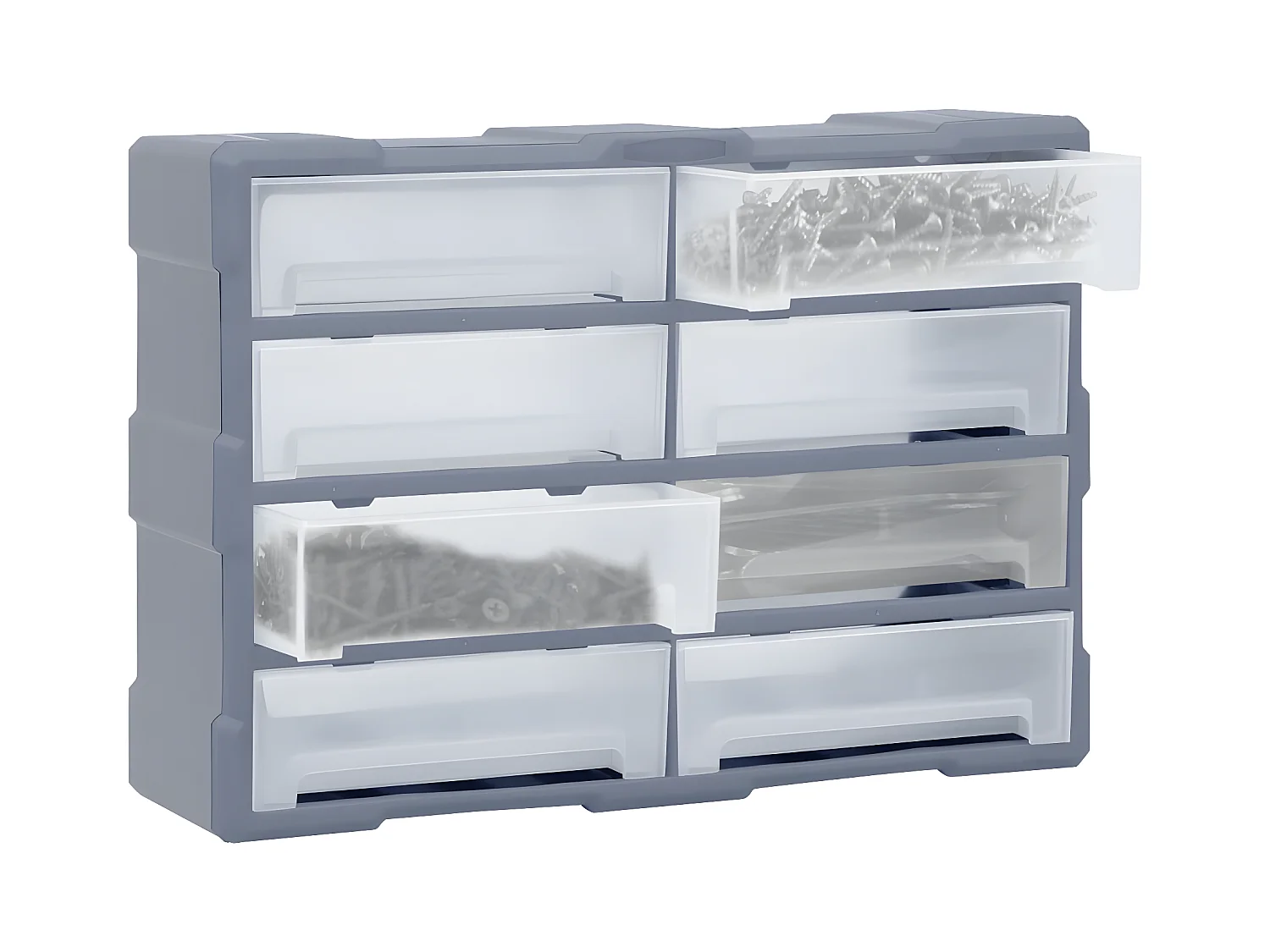 Prolenta Premium -  Organisateur multi-tiroirs avec 8 grands tiroirs 52x16x37 cm
