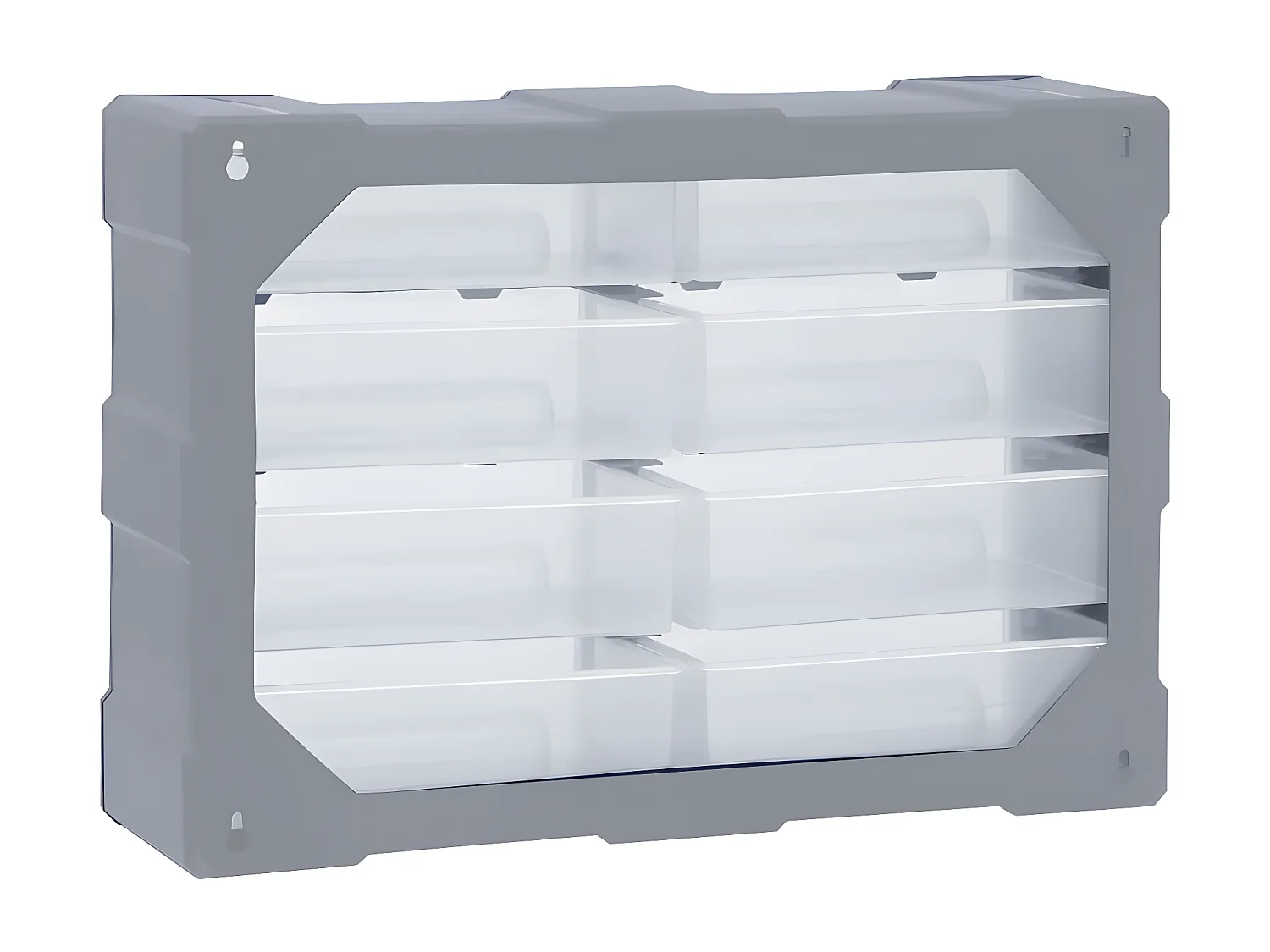 Maison Exclusive Organizador multicajones con 8 cajones grandes 52x16x37 cm