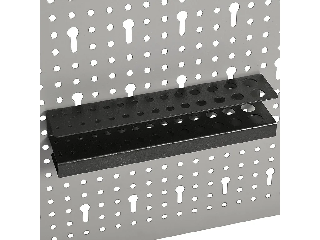 Prolenta Premium -  Gaatjespaneel wandgemonteerd 4 st 40x58 cm staal