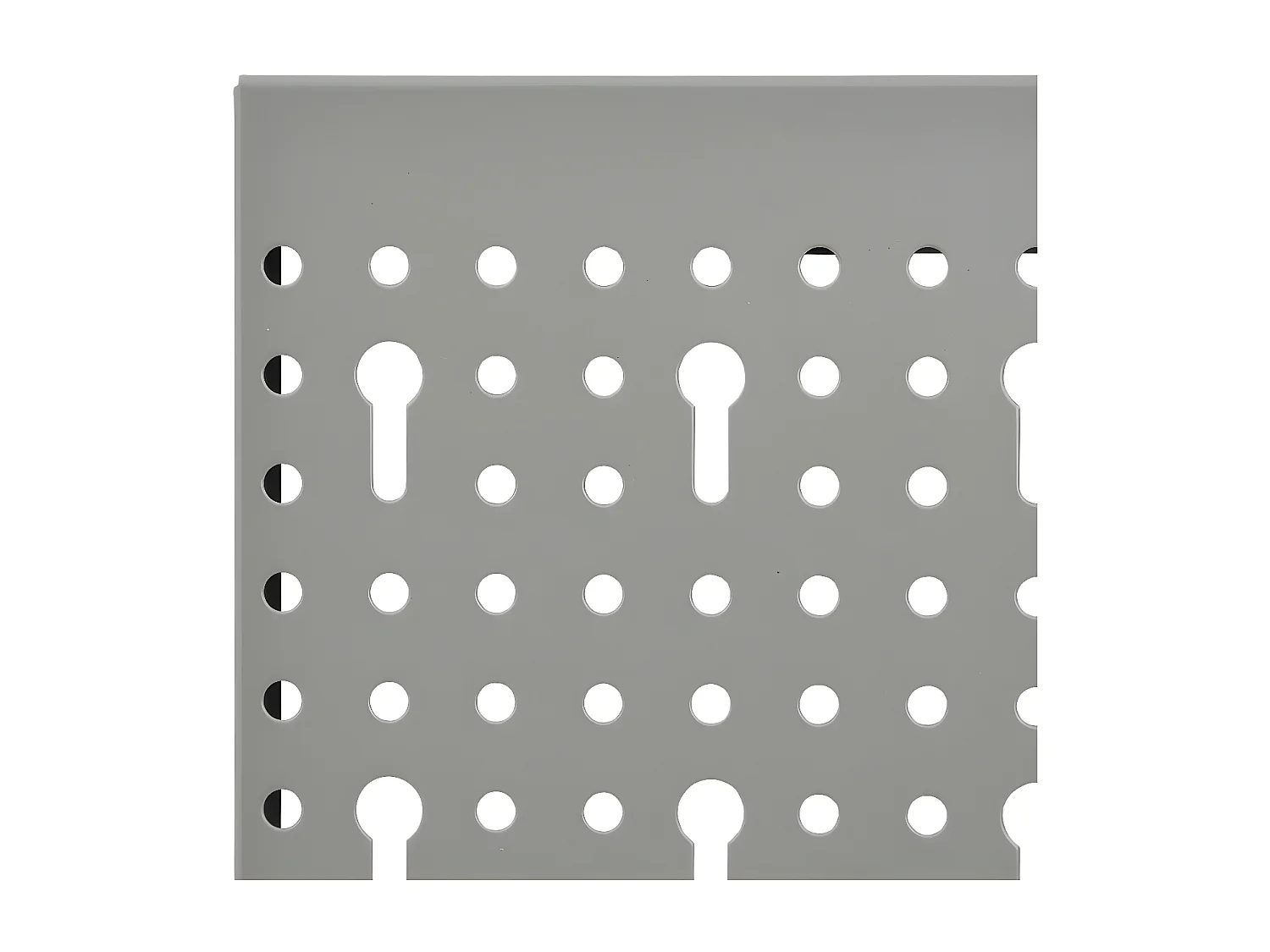 Prolenta Premium -  Panneaux à chevilles muraux 4 pcs 40x58 cm Acier