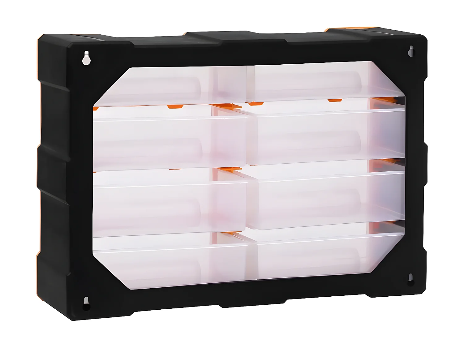 Maison Exclusive Mobile Contenitore con 8 Cassetti Grandi 52x16x37 cm