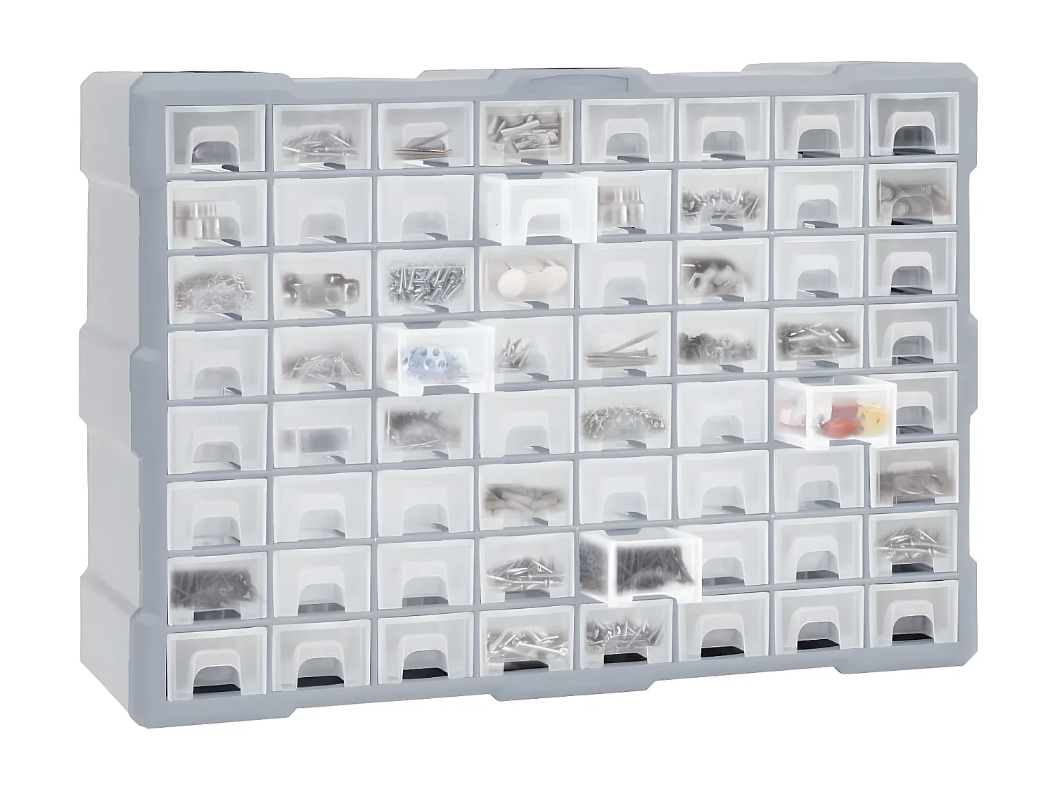 Prolenta Premium -  Organizador multicajones con 64 cajones 52x16x37,5 cm