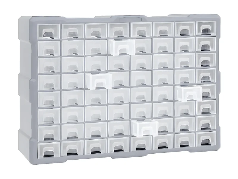 Prolenta Premium -  Organisateur multi-tiroirs avec 64 tiroirs 52x16x37,5 cm