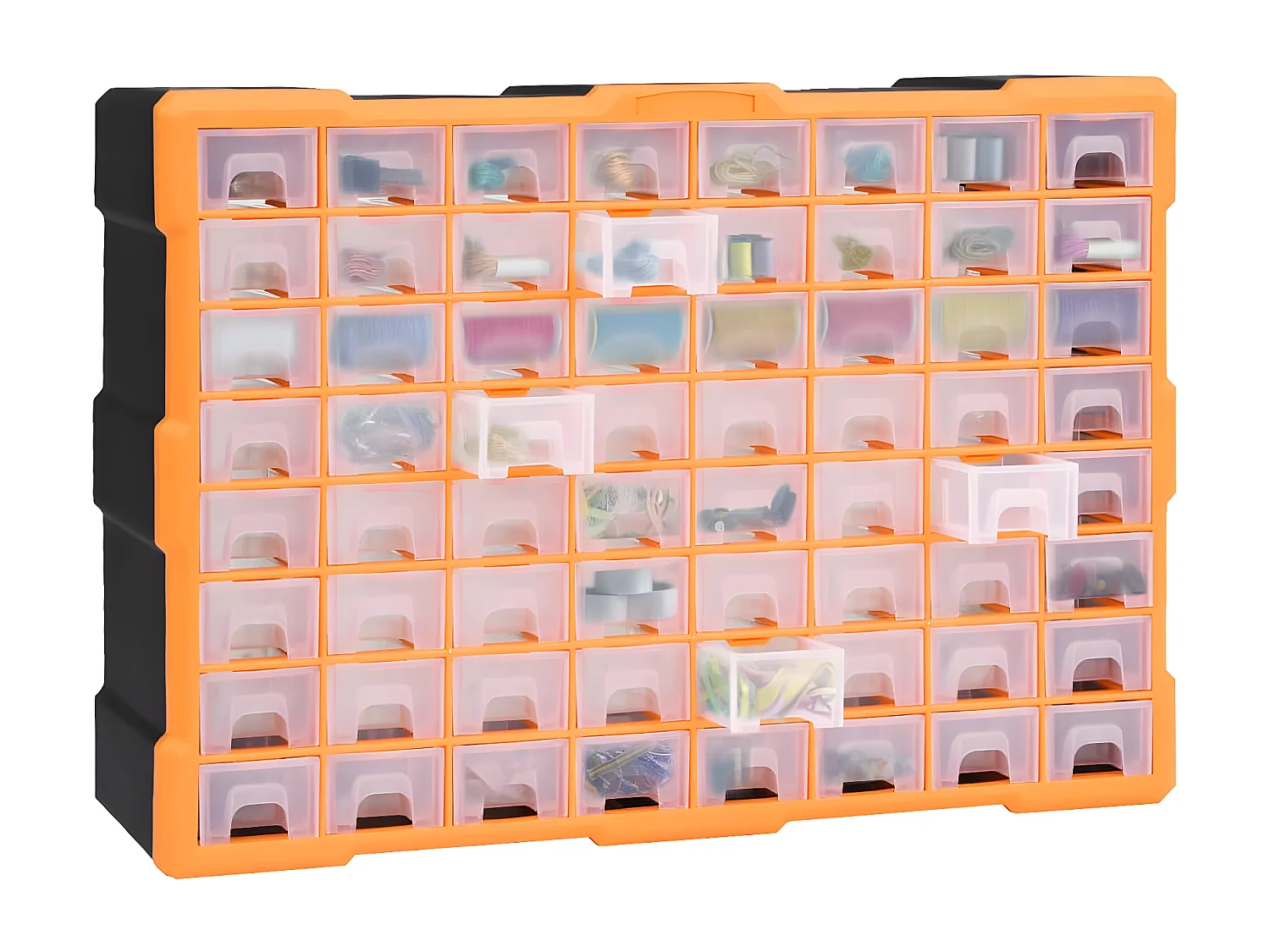 Prolenta Premium -  Organisateur multi-tiroirs avec 64 tiroirs 52x16x37,5 cm