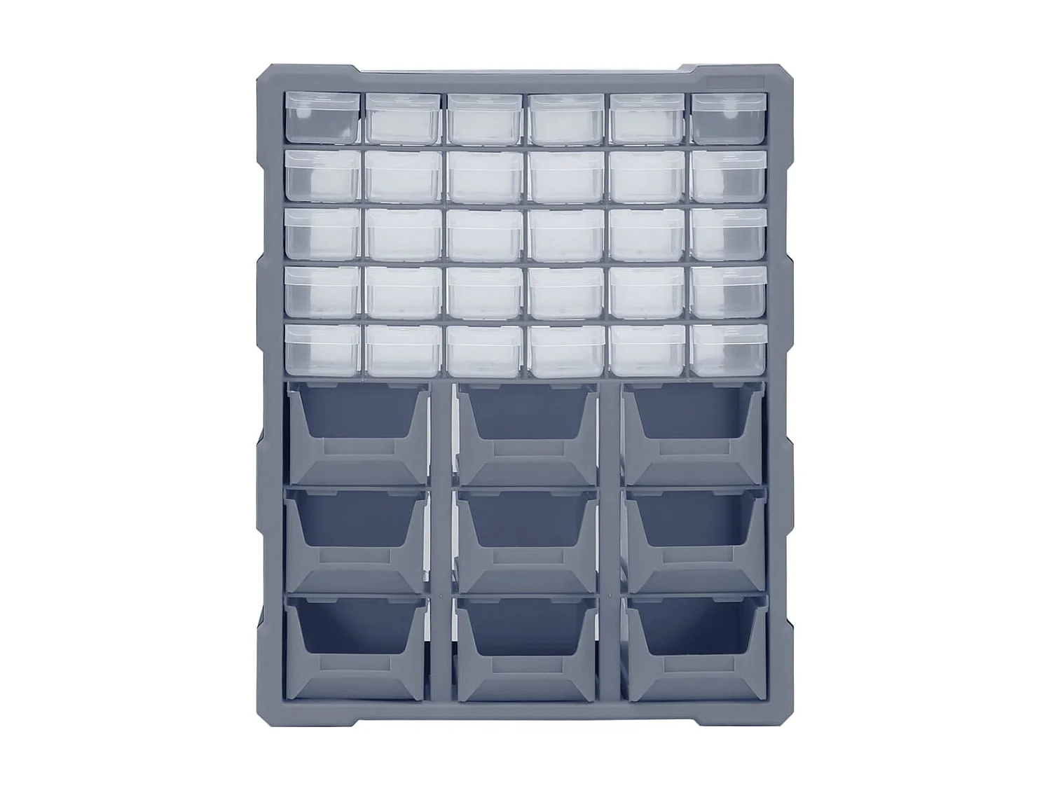 Maison Exclusive Mobile Contenitore con 39 Cassetti 38x16x47 cm