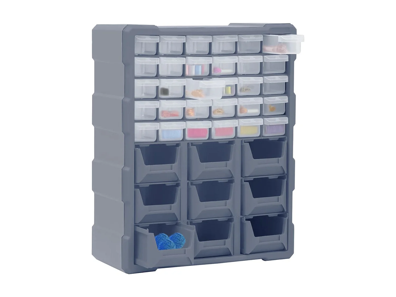 Maison Exclusive Mobile Contenitore con 39 Cassetti 38x16x47 cm