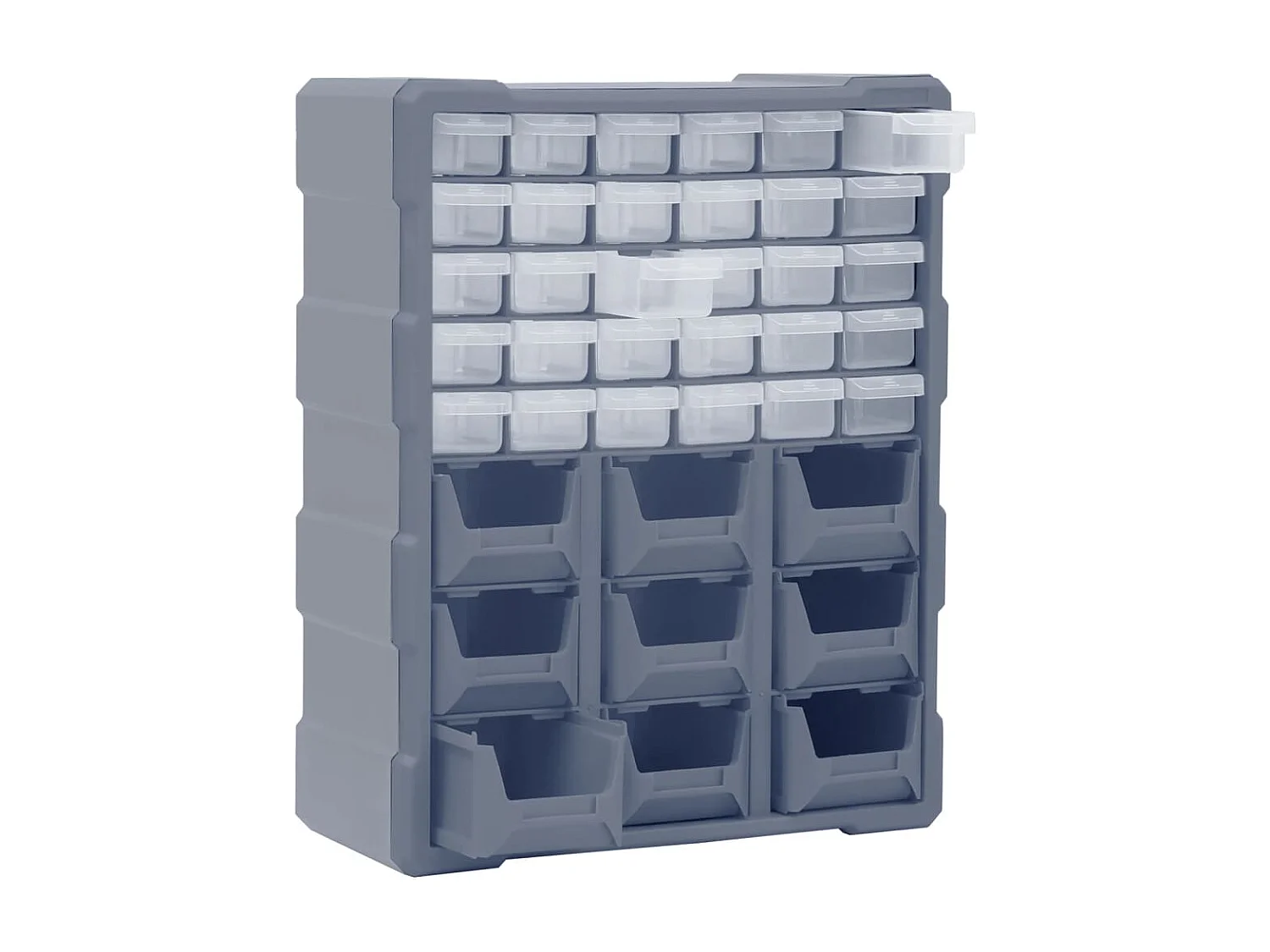 Maison Exclusive Mobile Contenitore con 39 Cassetti 38x16x47 cm