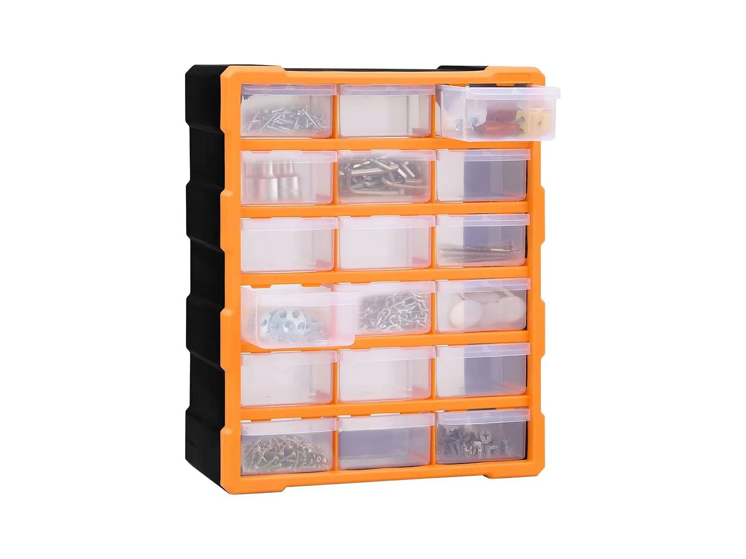 Maison Exclusive Organizador multicajones con 18 cajones intermedios 38x16x47 cm
