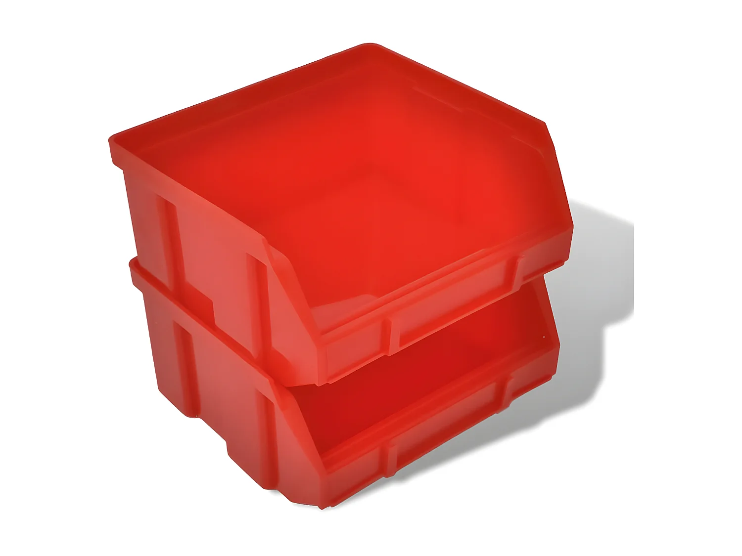 Garden Furniture -  Jeu de paniers muraux de stockage Plastique 30pcs Bleu et rouge