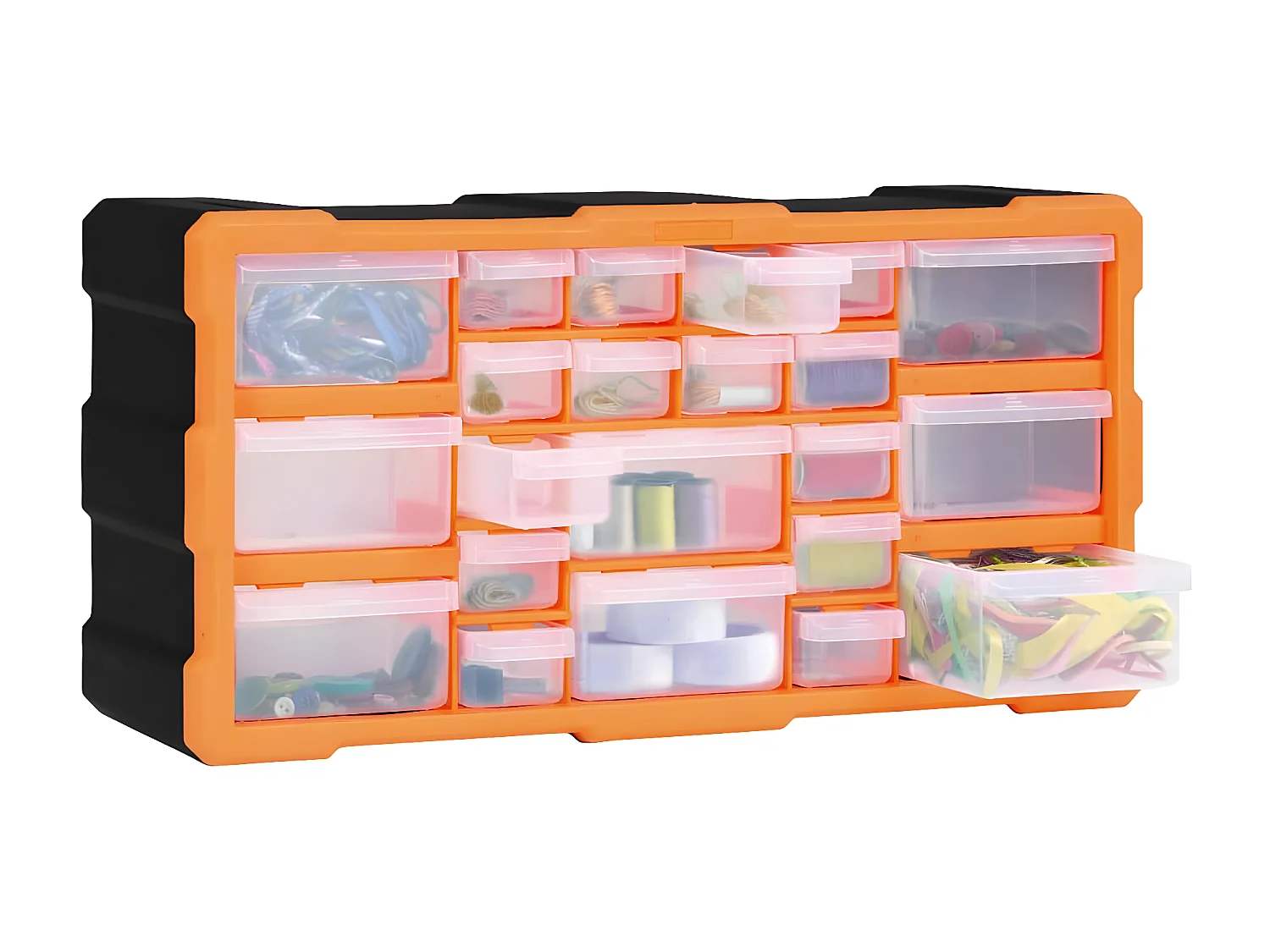 Prolenta Premium -  Organisateur multi-tiroirs avec 22 tiroirs 49x16x25,5 cm