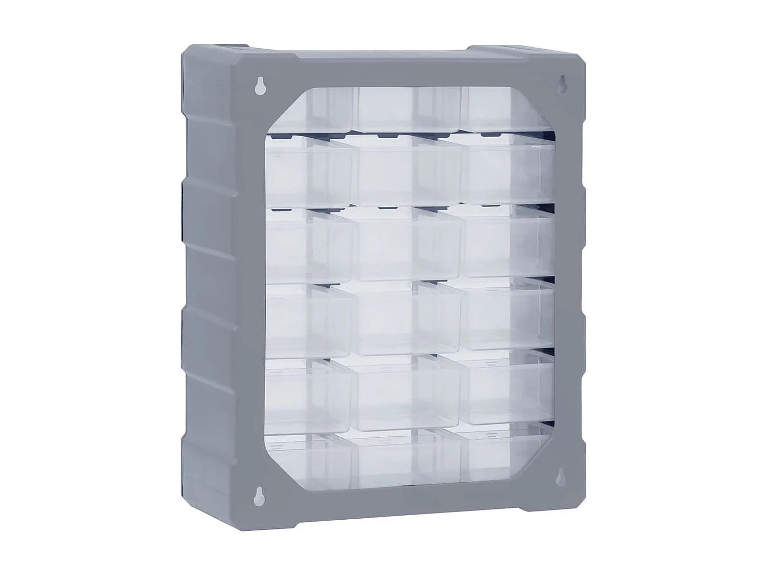 Prolenta Premium -  Mobile Contenitore con 18 Cassetti Medi 38x16x47 cm