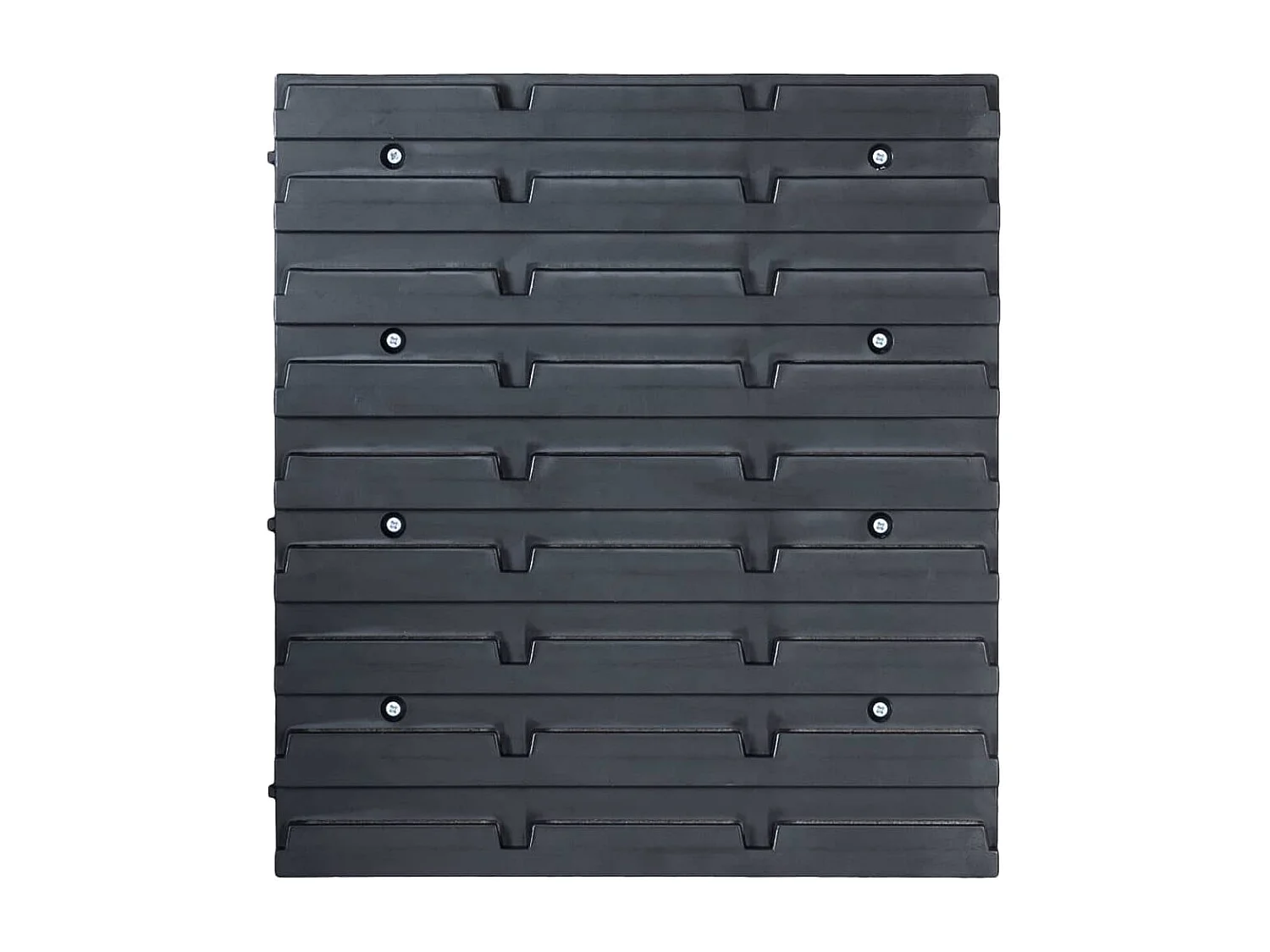 Trinda  Kit de bacs de stockage avec panneaux muraux 96 pcs Bleu