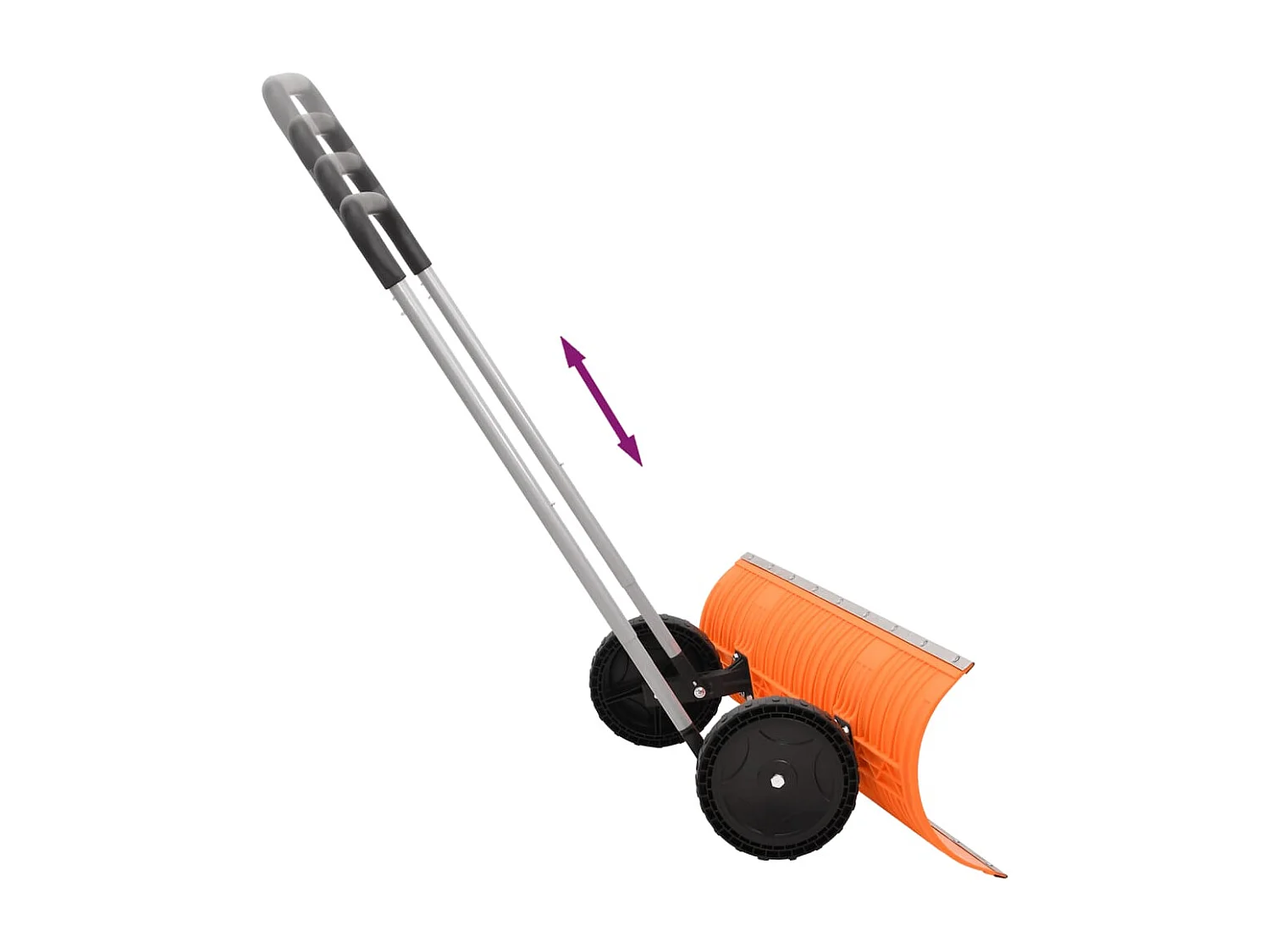 Prolenta Premium -  Pelle à neige avec poignée extensible orange 96cm lame en acier