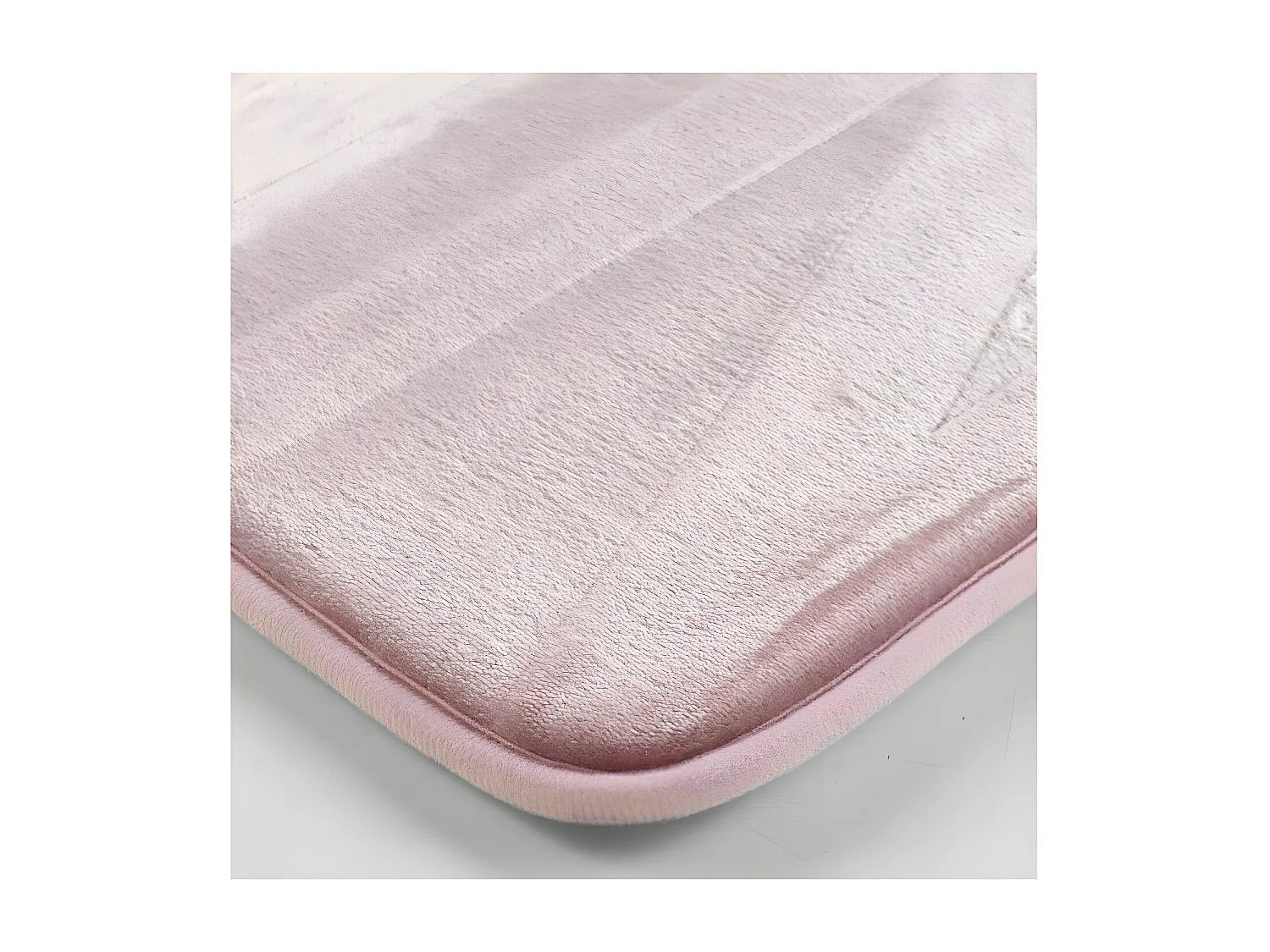 Tapis de Bain Microfibre "Relief" 45x75cm Rose