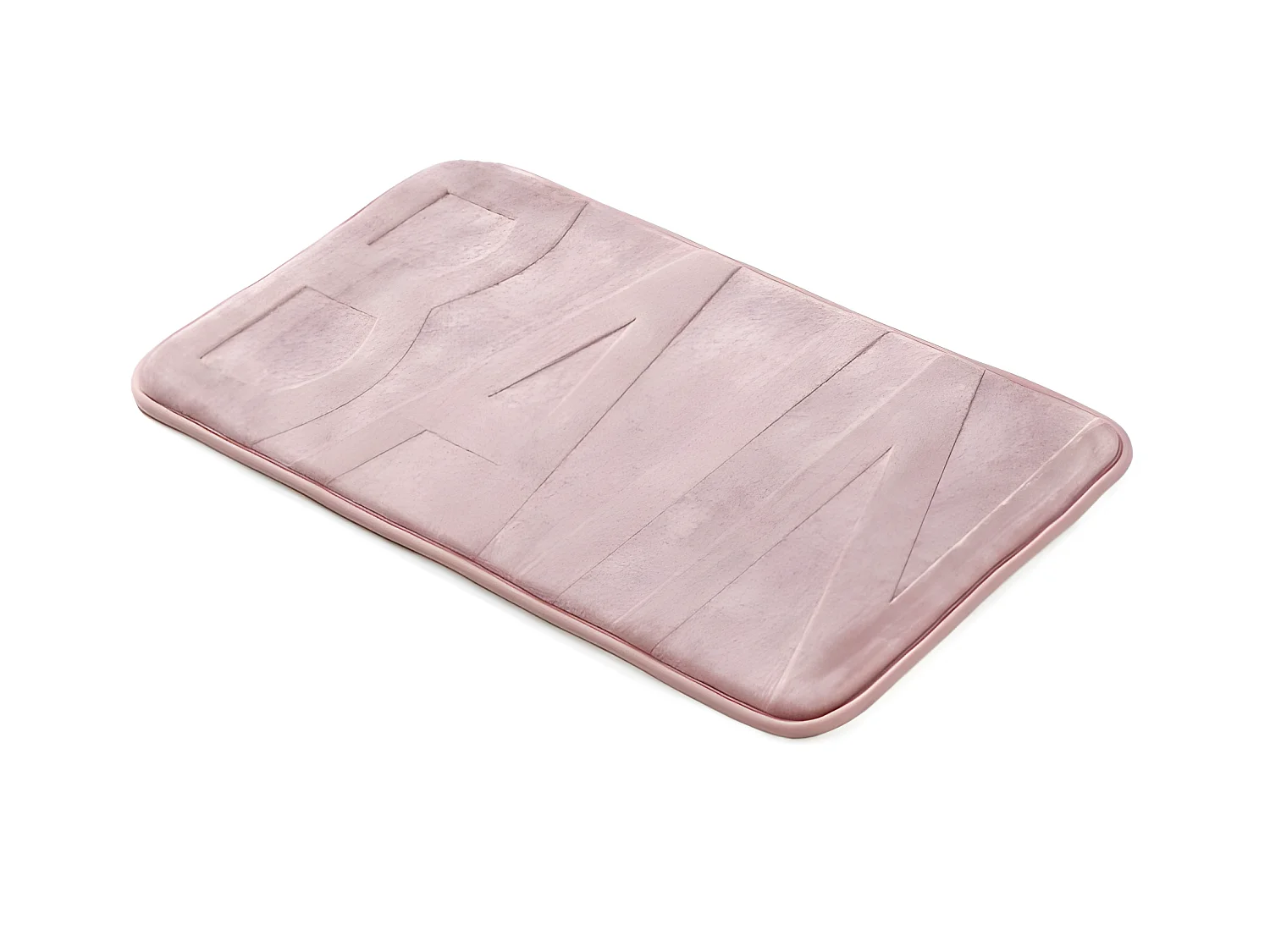 Tapis de Bain Microfibre "Relief" 45x75cm Rose