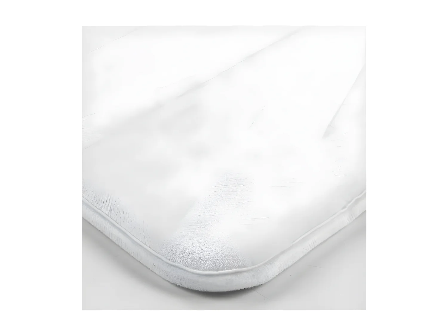 Tapis de Bain Microfibre "Relief" 45x75cm Blanc