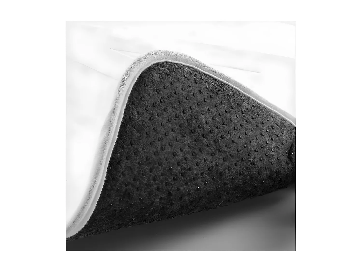 Tapis de Bain Microfibre "Relief" 45x75cm Blanc