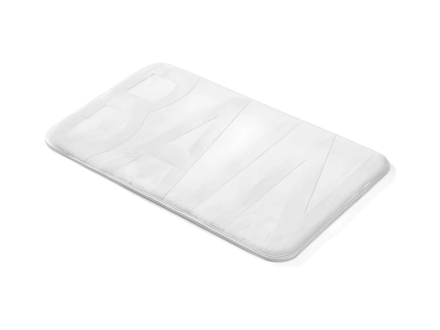 Tapis de Bain Microfibre "Relief" 45x75cm Blanc