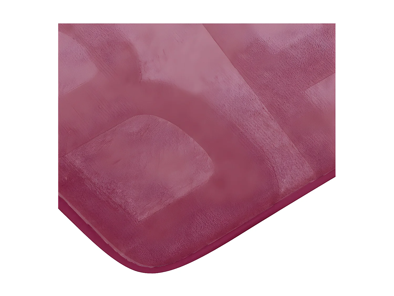 Tapis de Bain Microfibre "Relief" 45x75cm Framboise