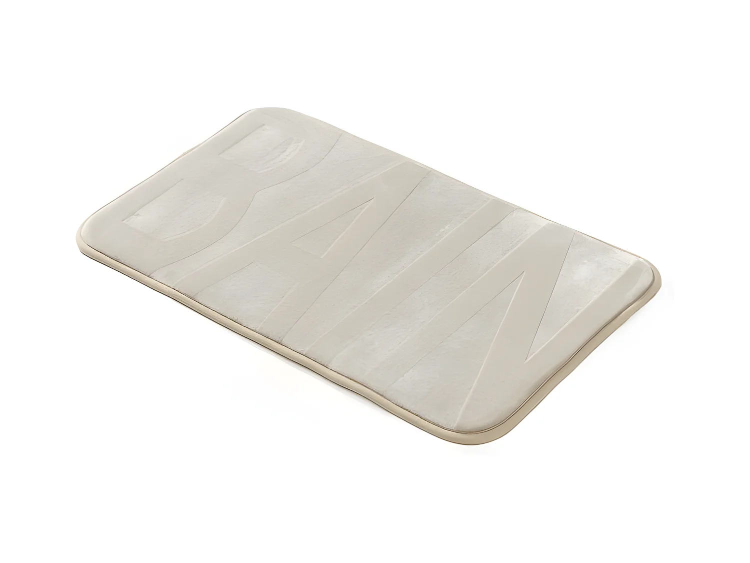 Tapis de Bain Microfibre "Relief" 45x75cm Taupe