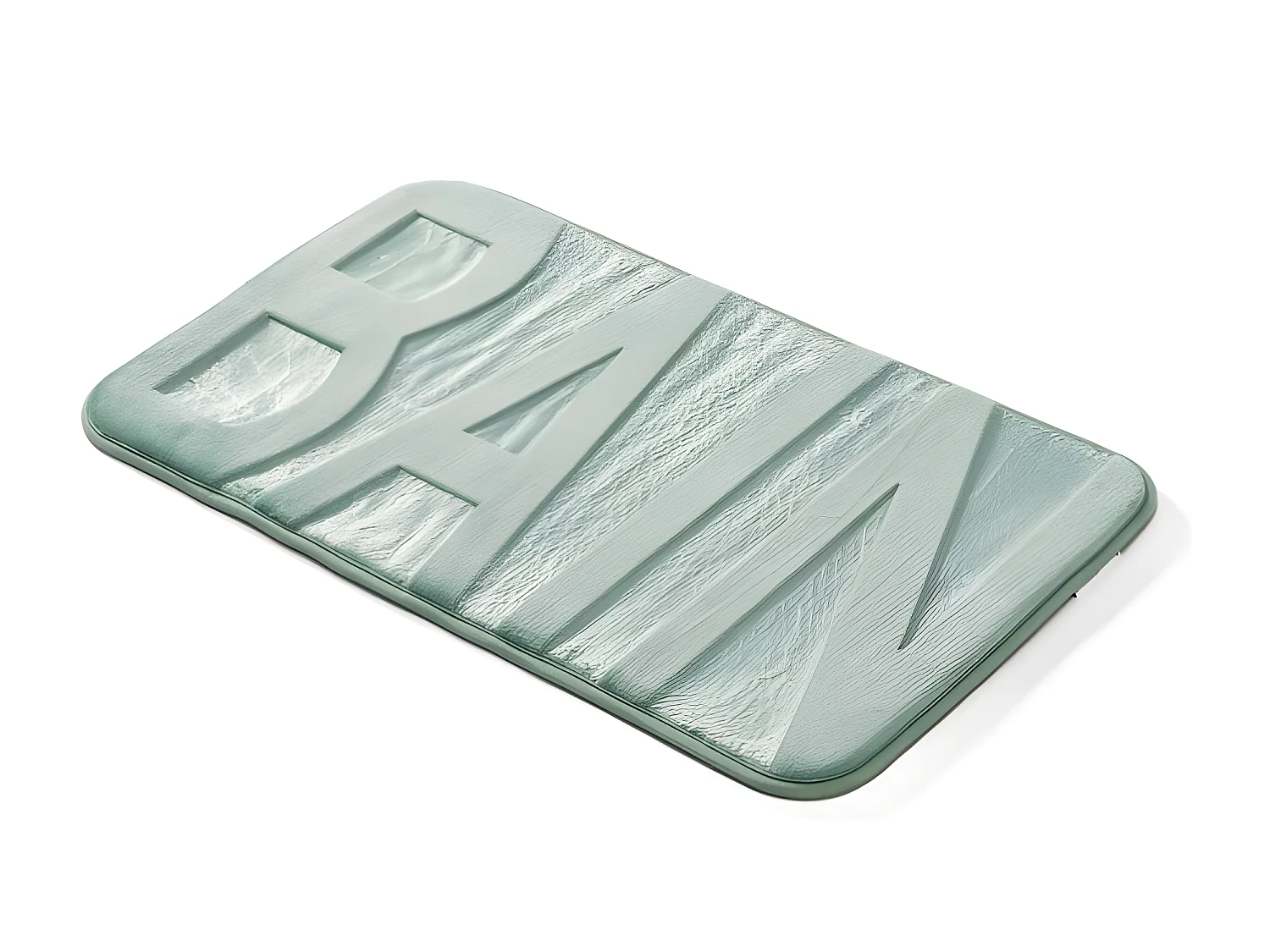 Tapis de Bain Microfibre "Relief" 45x75cm Tilleul