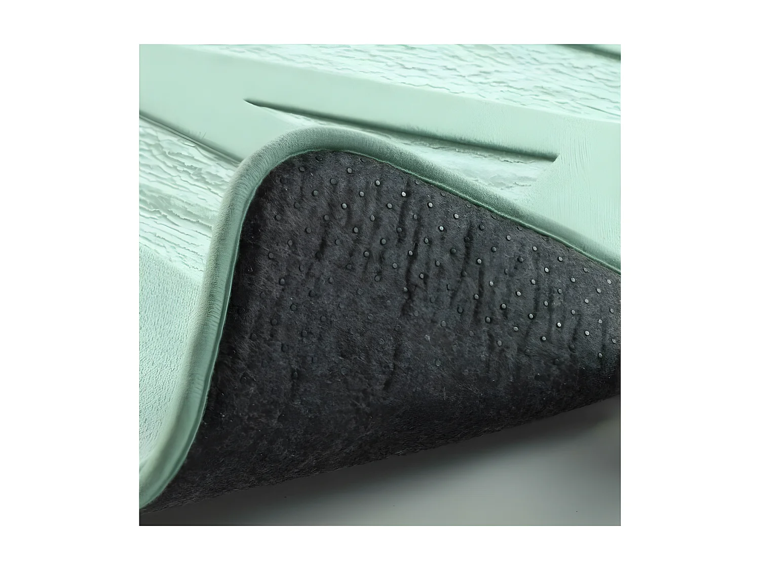 Tapis de Bain Microfibre "Relief" 45x75cm Tilleul