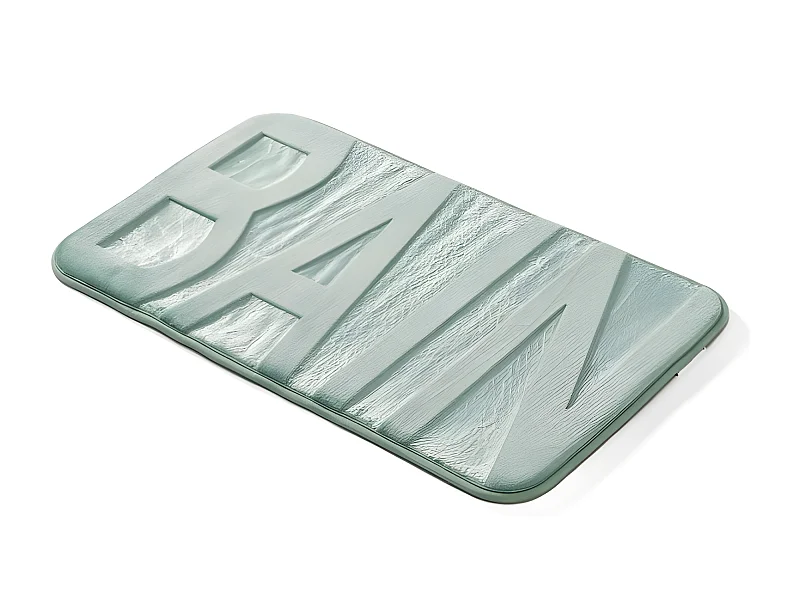 Tapis de Bain Microfibre "Relief" 45x75cm Tilleul
