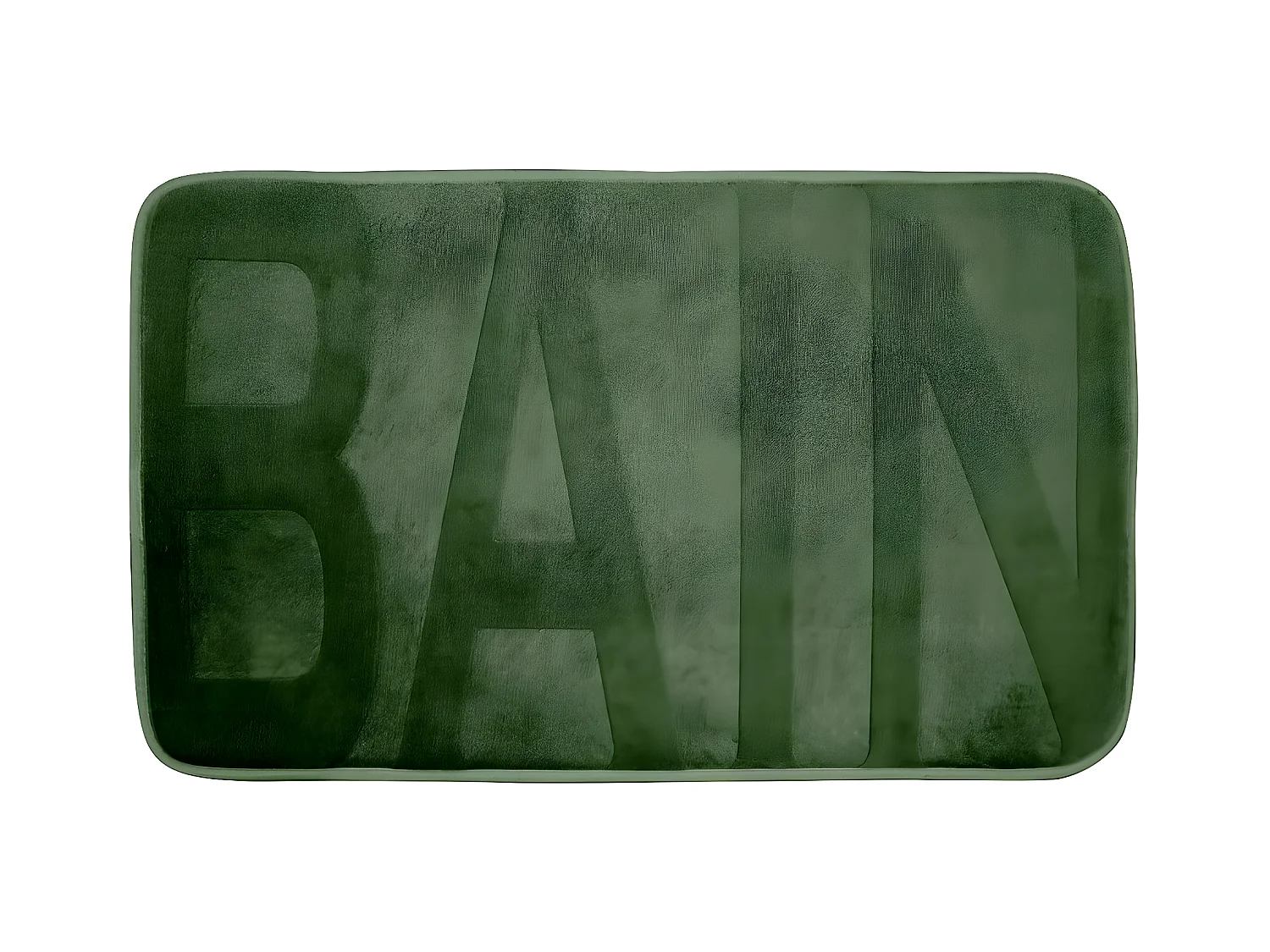 Tapis de Bain Microfibre "Relief" 45x75cm Kaki