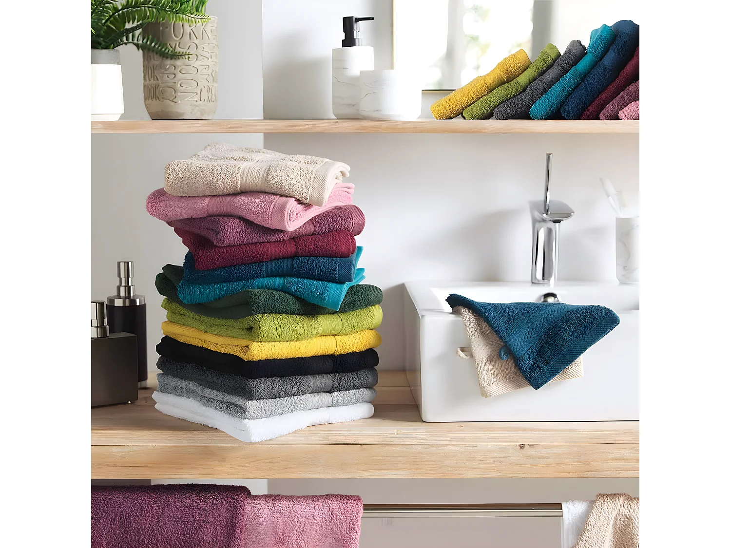 Tapis de Bain "Colors" 50x85cm Bleu Nuit