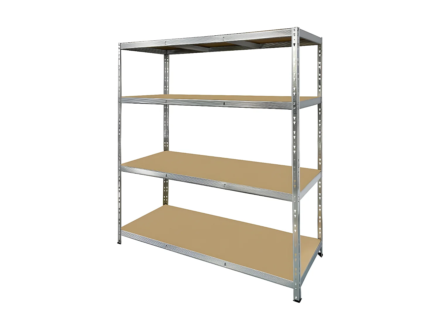 Etagère de rangement modulable et polyvalente pour atelier, garage cave ...Charges Lourdes -180x150x40cm - Gris