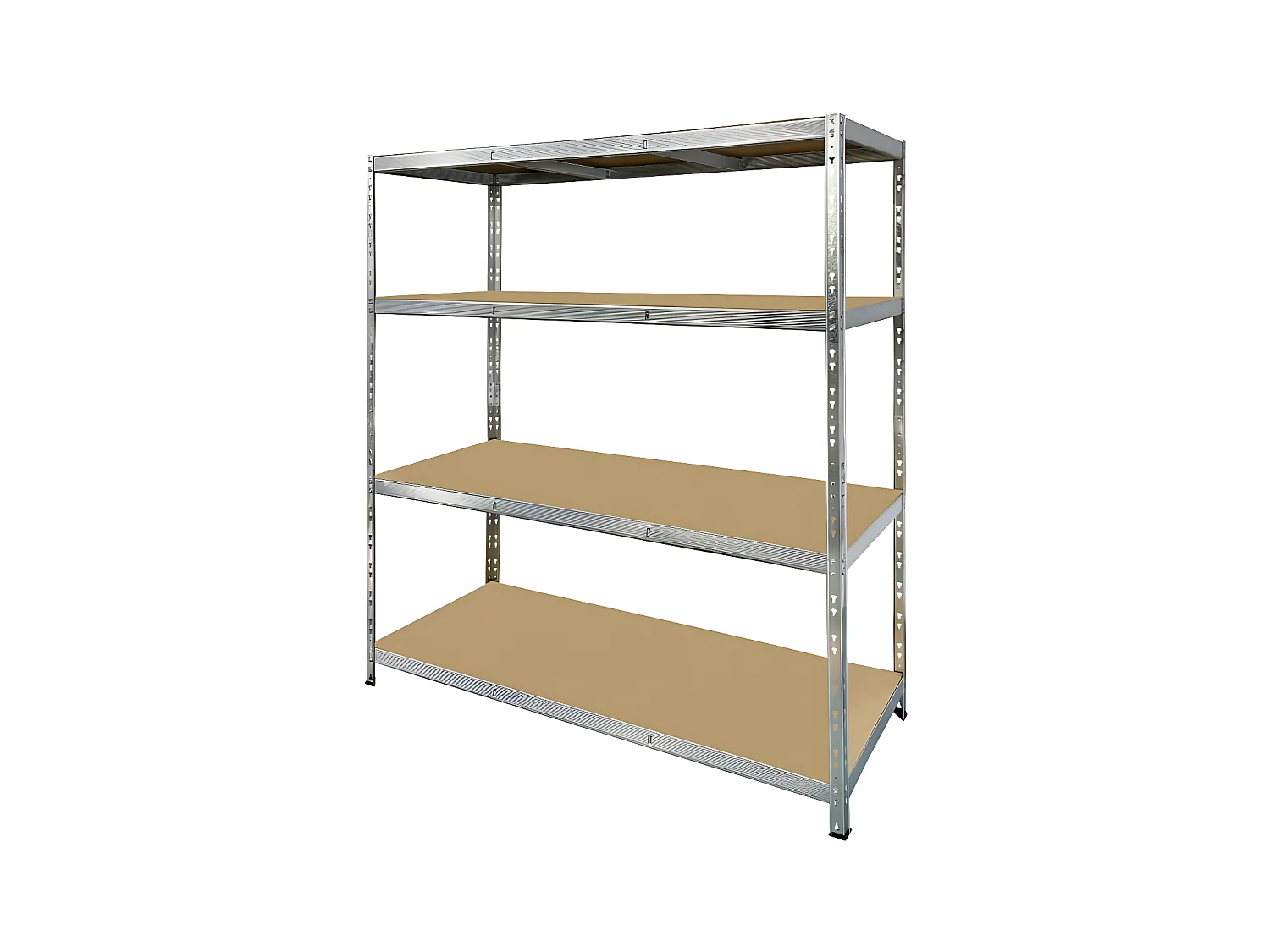 Etagère de rangement modulable et polyvalente pour atelier, garage cave ...Charges Lourdes -180x150x40cm - Gris