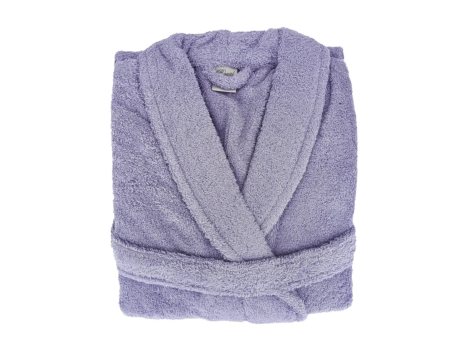 Peignoir col châle ROYAL CRESENT éponge coton taille M bleu lavande