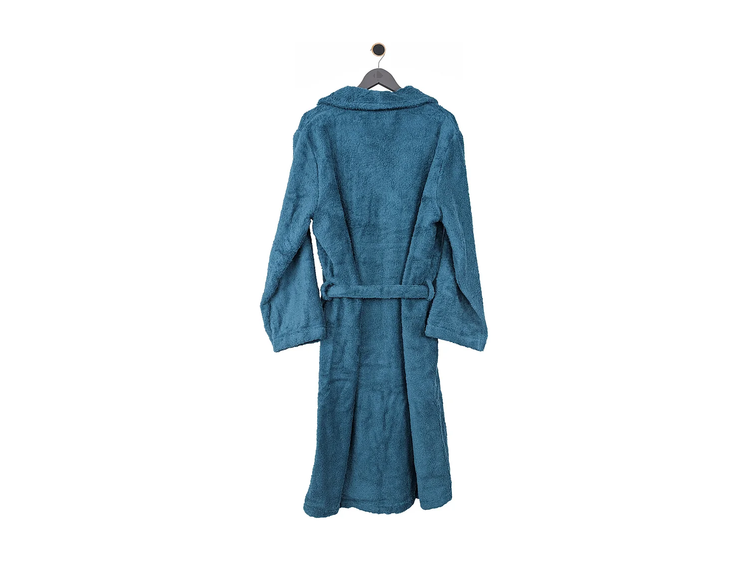 Peignoir col châle ROYAL CRESENT éponge coton taille XL bleu céleste