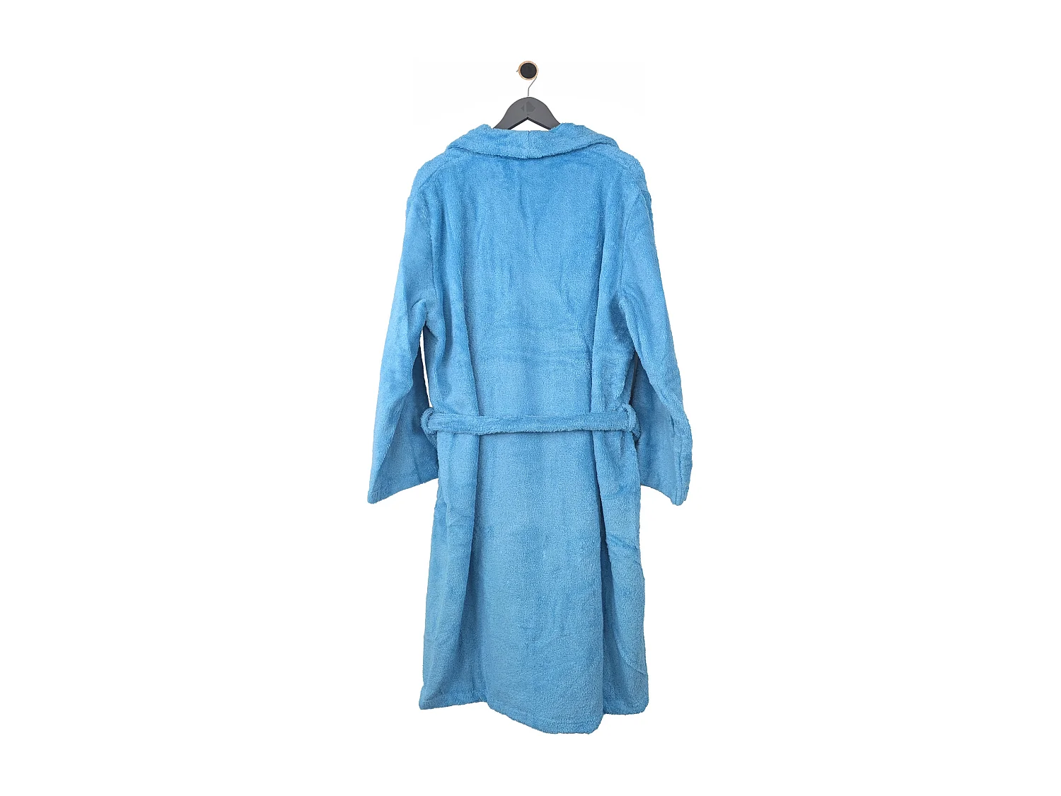 Peignoir col châle ROYAL CRESENT éponge coton taille XL bleu ciel