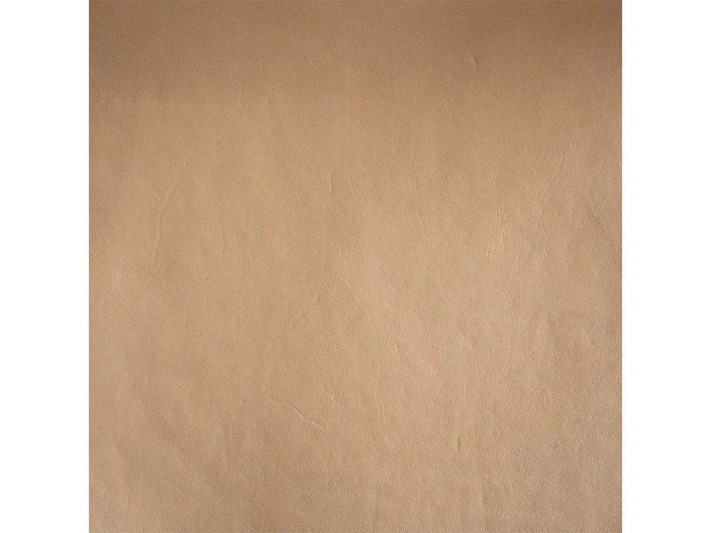 Fauteuil en teck et cuir tressé beige - Kuna