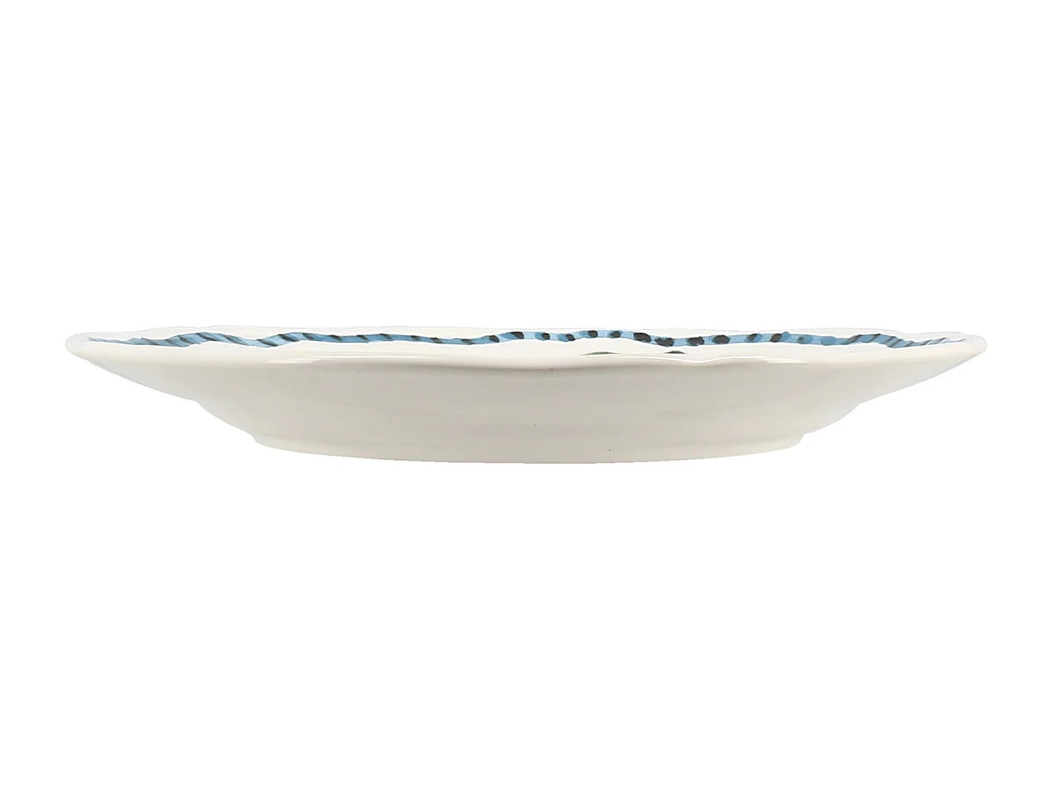 Novastyl - Lot 6 Assiettes Desserts Gardenia 20cm En Gres
